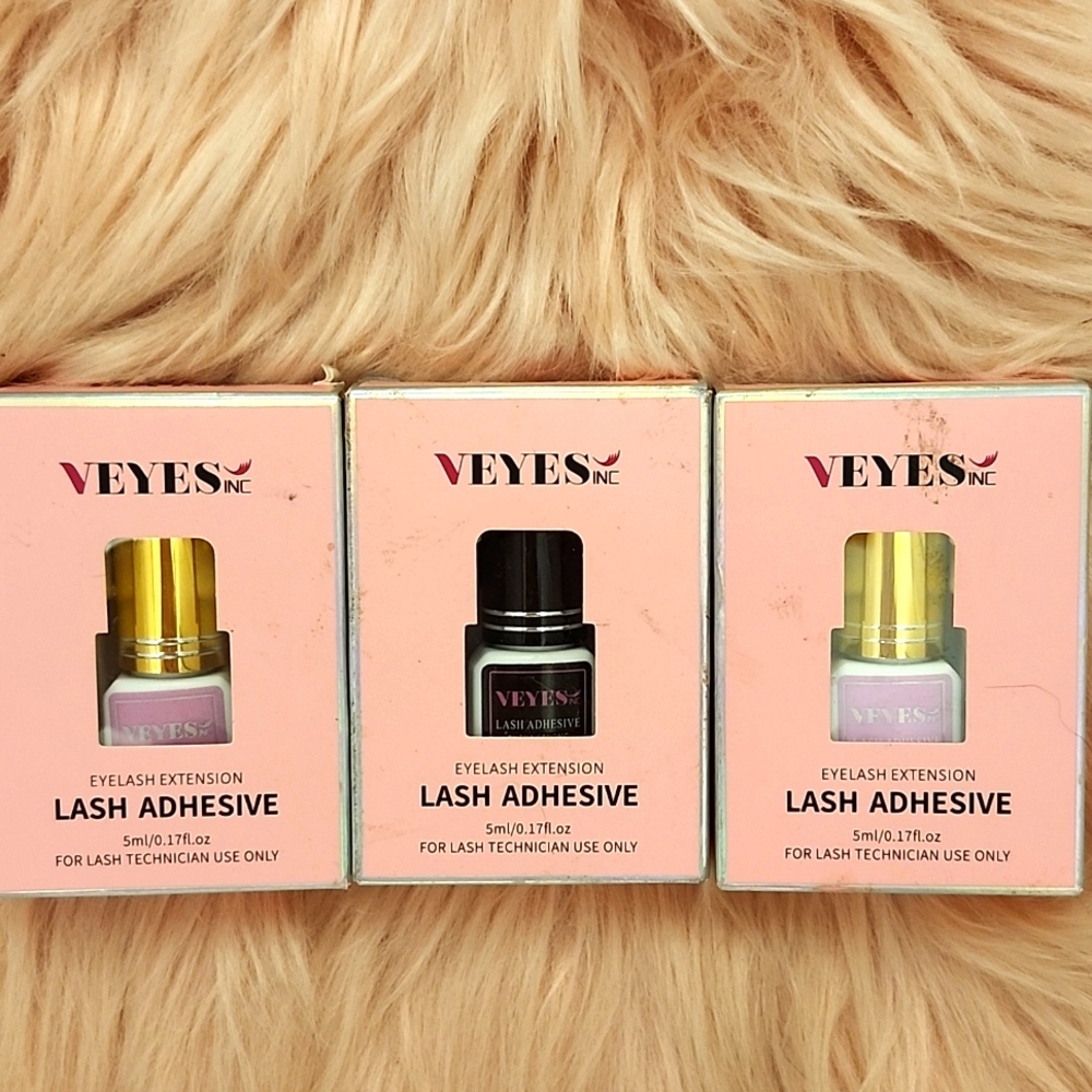 Brand New 3CT BUNDLE VEYES EYELASH EXTENSION LASH ADHESIVE